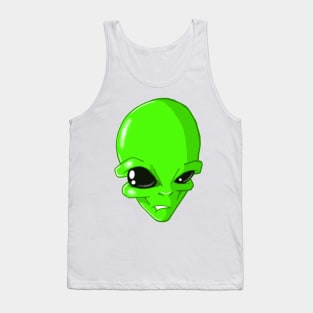 Alien green Tank Top